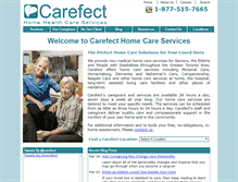 Tablet Screenshot of carefecthomecareservices.com